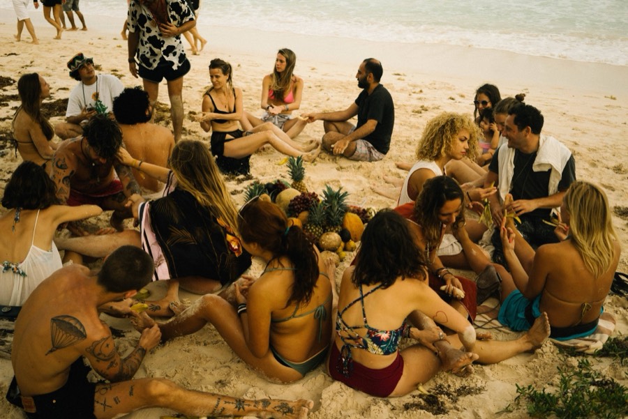 A moment from a Project Heart gathering.